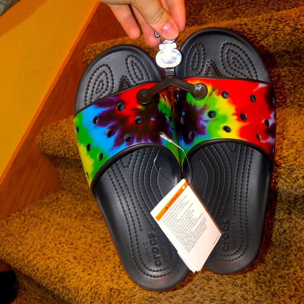Rainbow Croc Slides